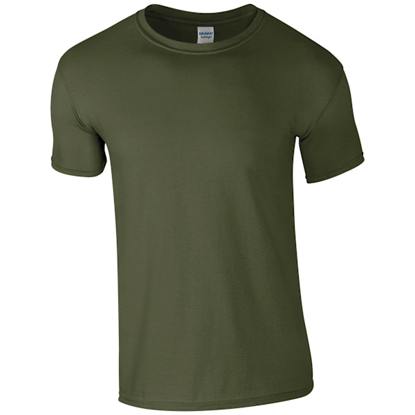 Gildan Herr Kortärmad Soft-Style T-Shirt M Militärgrön Military Green M