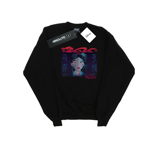 Disney Herr Mulan Geisha Ansikte Sweatshirt XXL Svart Black XXL