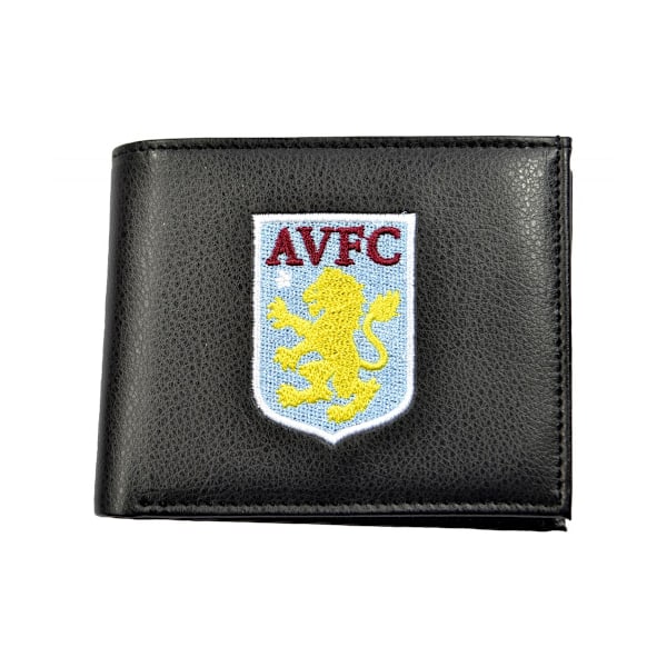 Aston Villa FC Broderad Plånbok One Size Blå/Claret/Gul Blue/Claret/Yellow One Size