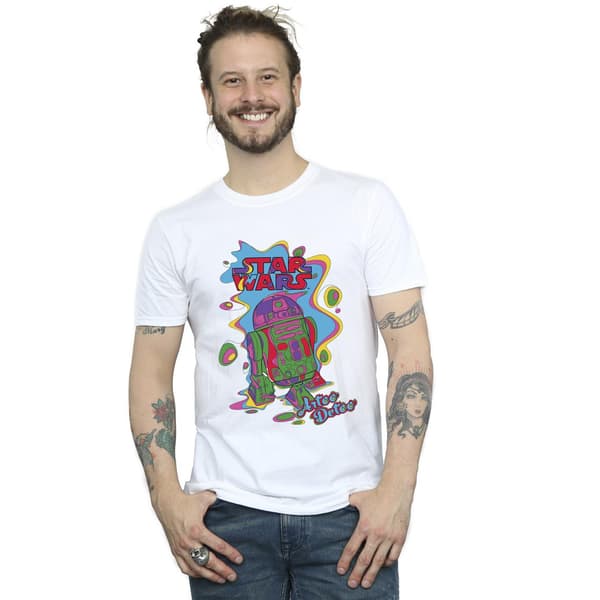 Star Wars Herr R2D2 Pop Art T-shirt M Vit White M