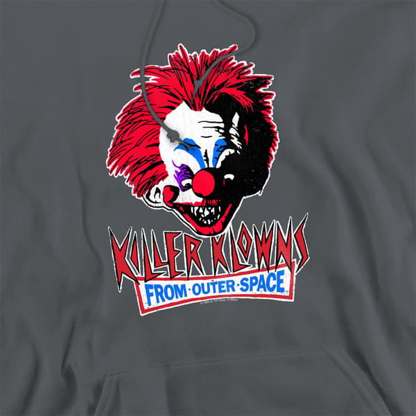 Killer Klowns From Outer Space Unisex Vuxen Rough Clown Heather Charcoal L