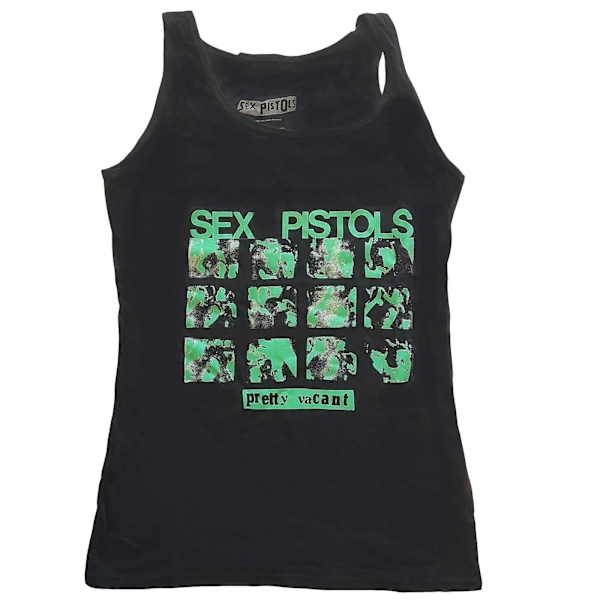 Sex Pistols Dam/Kvinnor Pretty Vacant Bomull Tank Top M Svart Black M