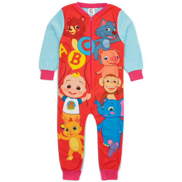 Cocomelon Barnkläder/Barn ABC Sovdräkt 12-18 Månader Orange/Blå Orange/Blue 12-18 Months
