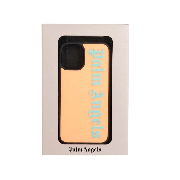 Palm Angels Klassiskt iPhone 12 Kompatibelt Logo Mobilskal One Si Orange One Size