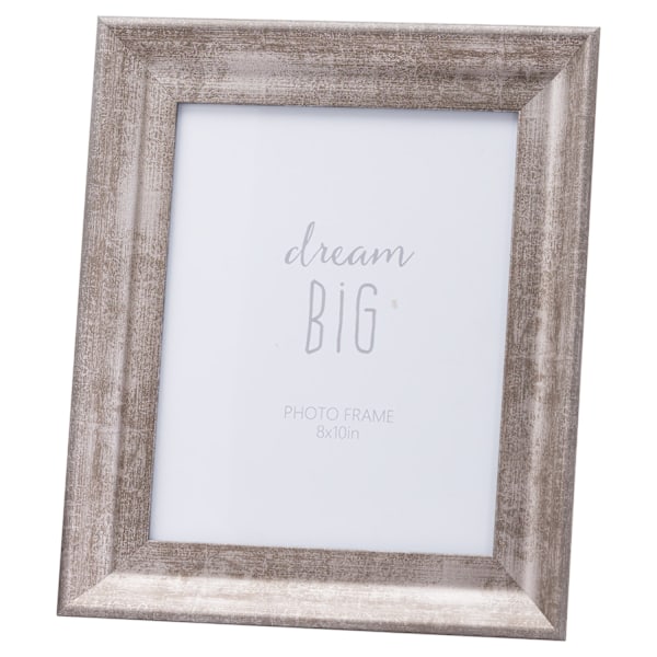 Hill Interiors Konvex Enkel Bildram 5 tum x 7 tum Silver Silver 5in x 7in