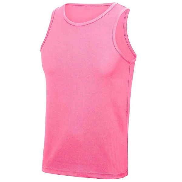 AWDis Cool Mens Vest Top M Electric Pink Electric Pink M