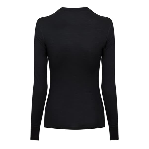 Odlo Dam/Dam Merinoull Underställströja 14 UK Svart Black 14 UK