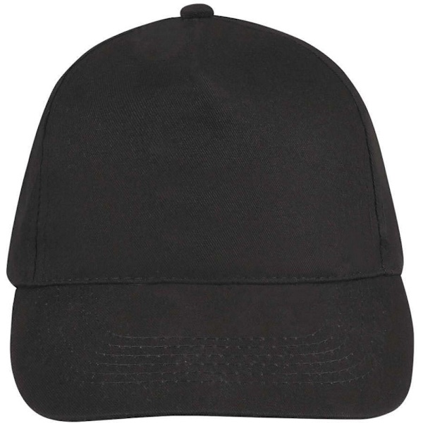 SOLS Unisex Sunny 5 Panel Baseball Cap ONE Mörkgrå Dark Grey ONE
