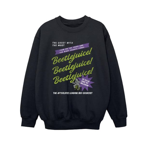 Beetlejuice Pojkar Make My Millenium Sweatshirt 5-6 År Svart Black 5-6 Years
