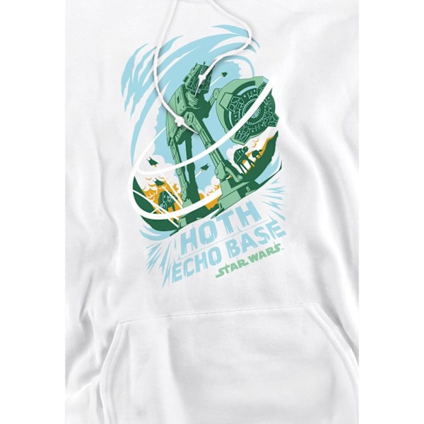 Star Wars Herr Echo Base Attack Hoodie M Vit White M