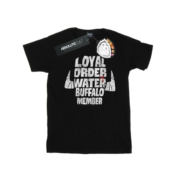 The Flintstones Boys Loyal Order Water Buffalo Member T-shirt 5 Black 5-6 Years