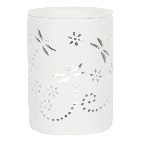 Something Different Cut Out Dragonfly Oljebrännare En Storlek Vit White One Size