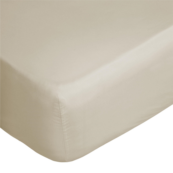Belledorm 400 trådtäthet egyptisk bomull extra djup påslakan Kingsize Cream. Cream Kingsize