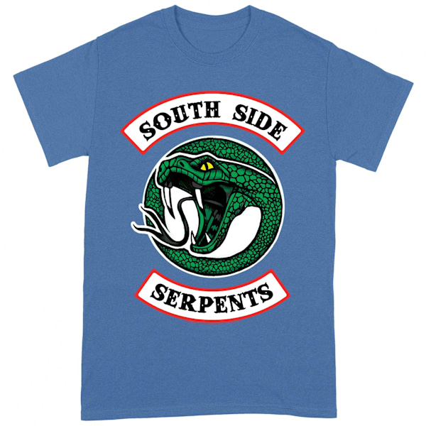 Riverdale Unisex Adult South Side Serpents T-Shirt XXL Royal Blå Royal Blue/Green/Black XXL