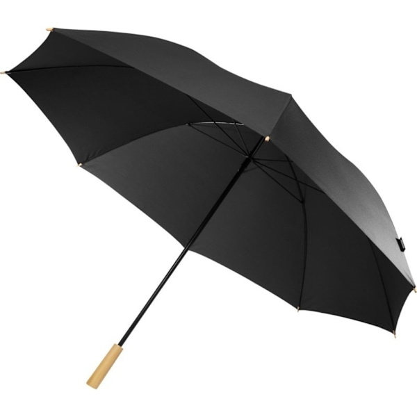 Avenue Romee RPET Återvunnet Golfparaply En Storlek Solid Svart Solid Black One Size