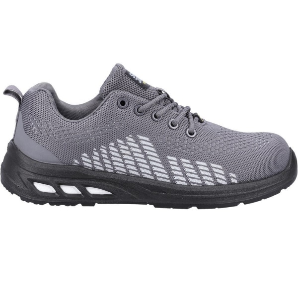 Safety Jogger Mens Fitz Safety Trainers 7.5 UK Grå Grey 7.5 UK