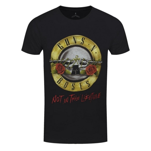 Guns N Roses Unisex Vuxen Inte i denna Lifetime Tour T-shirt LB Black L