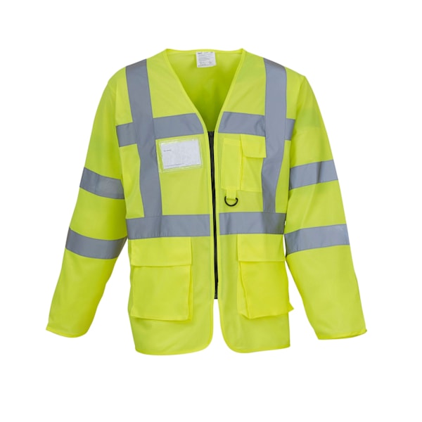 Yoko Unisex Vuxen Executive Hög Synlighet Långärmad Jacka S Gul Yellow S