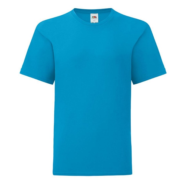 Fruit of the Loom Childrens/Kids Iconic 150 T-Shirt 3-4 år A Azure 3-4 Years