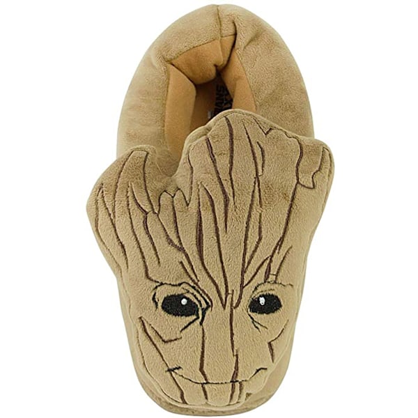 Guardians Of The Galaxy Barn/Barnkal Groot Tofflor 8-9 Barn Brown 8-9 Child UK