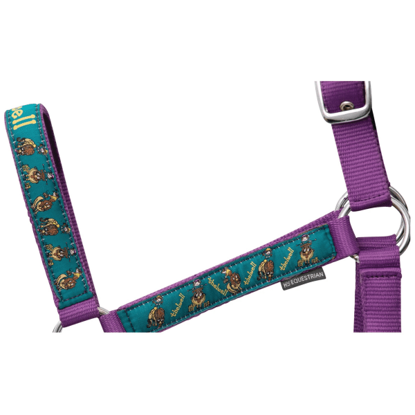 Thelwell Pony Friends Horse Headcollar Cob Imperial Purple/Paci Imperial Purple/Pacific Blue Cob