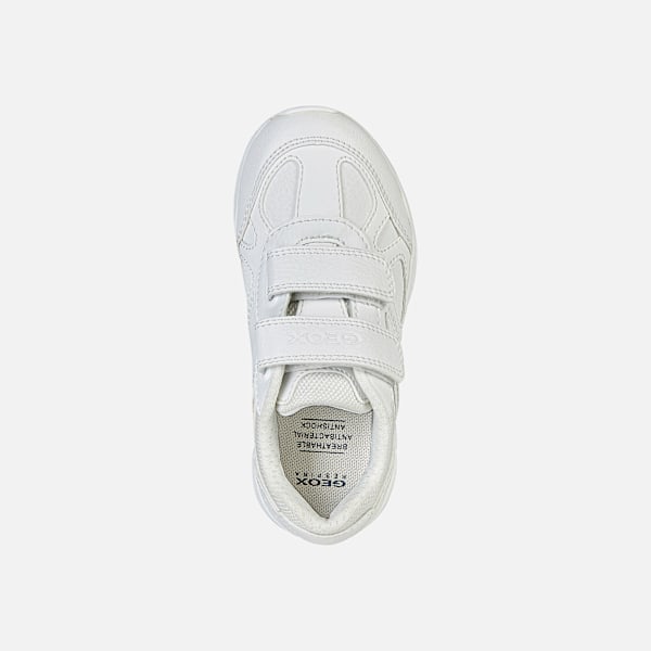 Geox Pavel Skolskor för Pojkar 3 UK Vit White 3 UK
