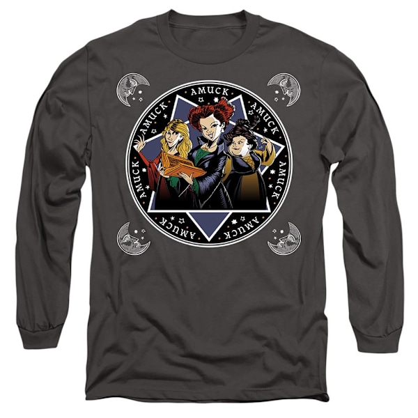 Hocus Pocus Unisex Vuxen Amuck, Amuck, Amuck Sanderson Systrar Charcoal S
