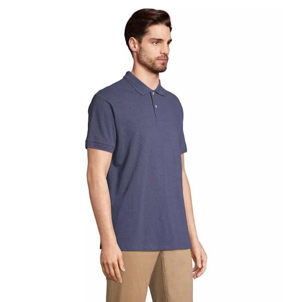 SOLS Unisex Vuxen Pacific Piqué Dubbelnålssöm Pikétröja X Denim XL