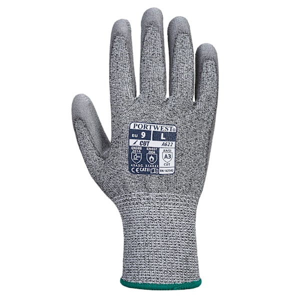 Portwest Unisex Vuxen A622 MR PU Handskresistenta Handskar M Grå Grey M