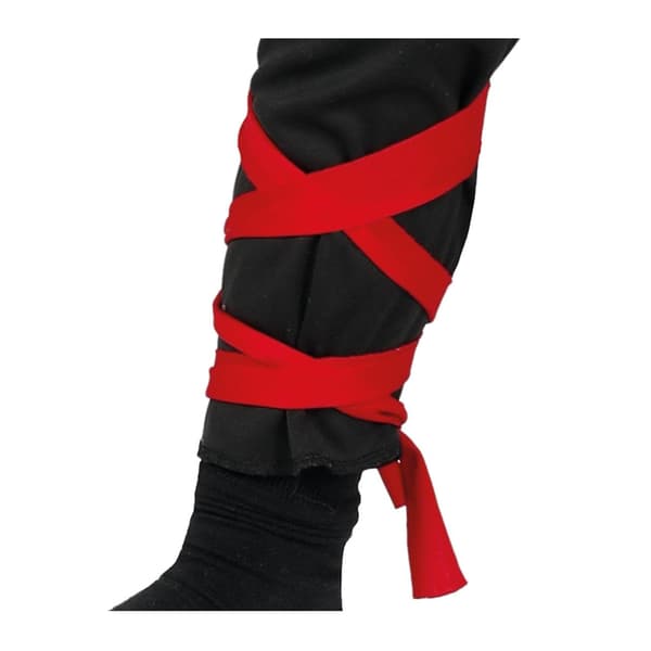 Fiestas Guirca Shinoby Kostymset för Barn 5-6 År Bla Black/Red 5-6 Years