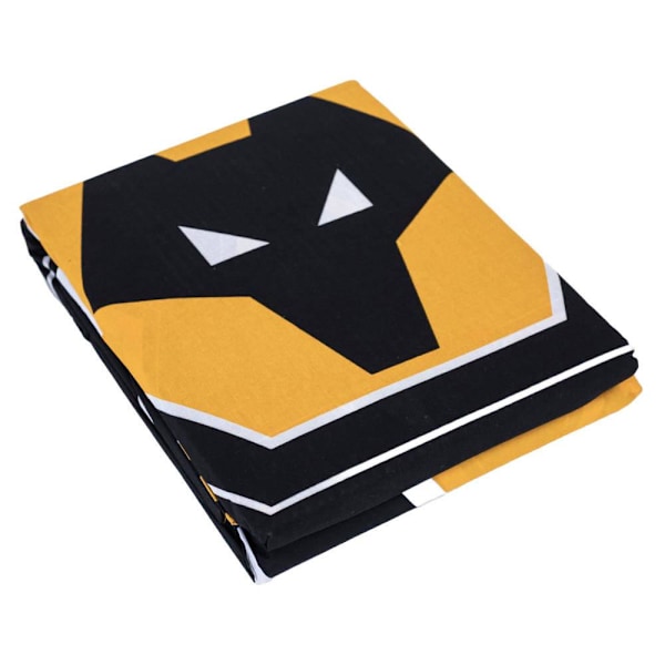 Wolverhampton Wanderers FC Pulse Påslakanset Dubbel Svart/Vit/O Black/White/Orange Double