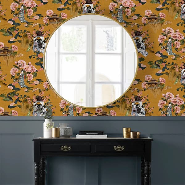 Paoletti Tapet One Size Ockragul Ochre Yellow One Size
