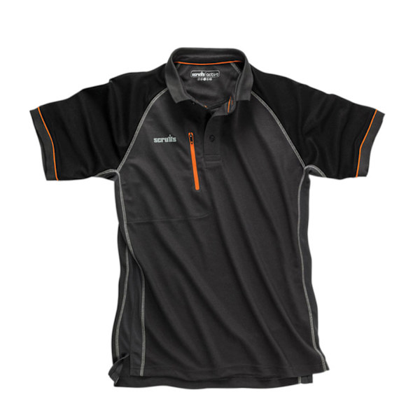 Scruffs Trade Active Polo Shirt M Grafit Graphite M