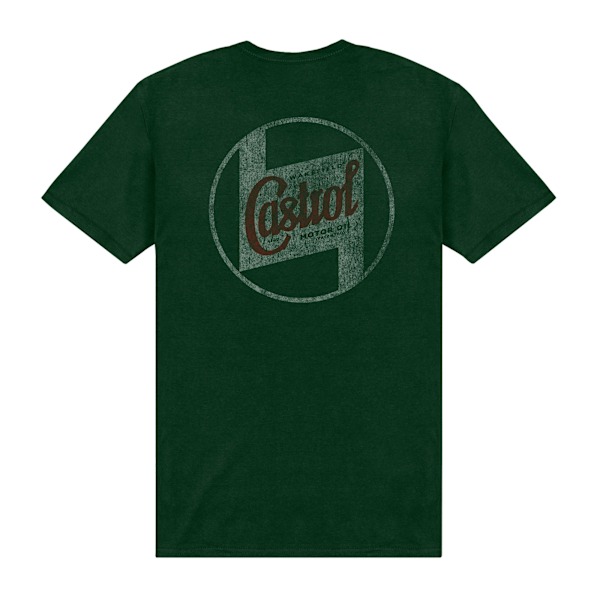 Castrol Unisex Vuxen Motorolja T-shirt XL Mörkgrön Dark Green XL