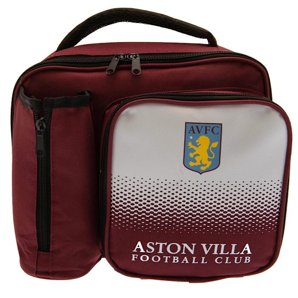 Aston Villa FC Fade Lunch Bag One Size Claret Red/White Claret Red/White One Size