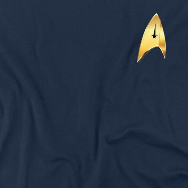 Star Trek: Discovery Herr Command Badge T-Shirt S Marinblå Navy S