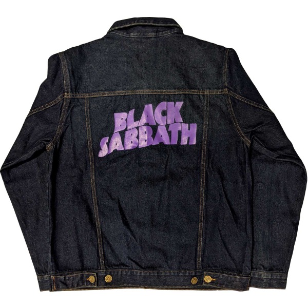 Black Sabbath Unisex Vuxen Wavy Logo Denim Jacka XXL Denim Blu Denim Blue XXL