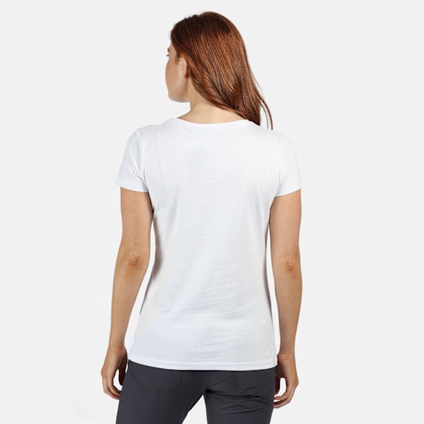 Regatta Dam/Kvinnor Carlie T-Shirt 20 UK Vit White 20 UK