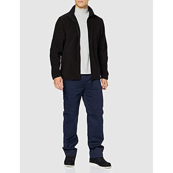 Regatta Herr Plain Micro Fleece Full Zip Jacka (Layer Lite) L Black L