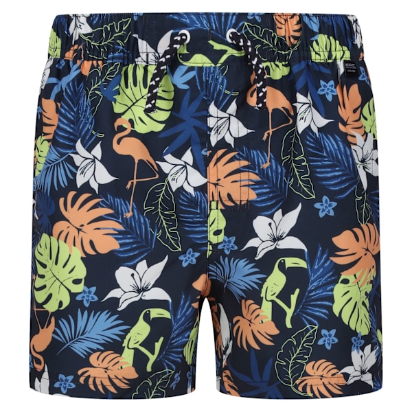 Regatta Barn/Barn Skander II Tropical Badshorts 11-12 År Marinblå Navy 11-12 Years