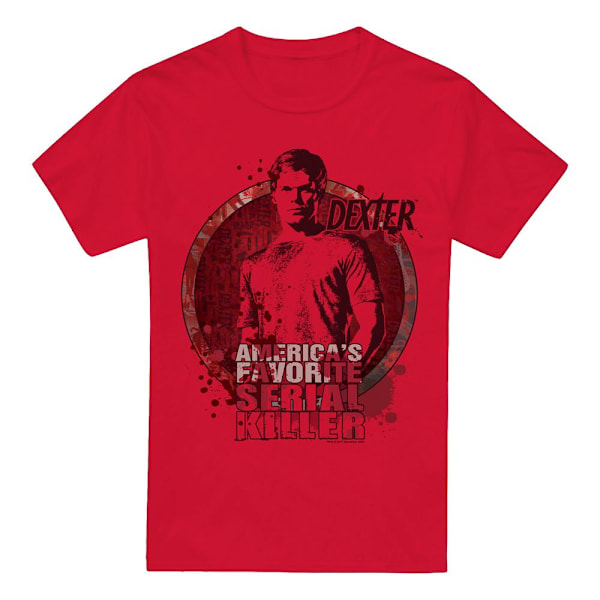 Dexter Herr America´s Favorite T-Shirt M Röd Red M