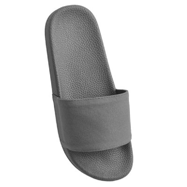 Sandrocks Herr Plain Canvas Sliders 8 UK Grå Grey 8 UK