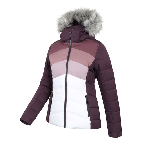 Mountain Warehouse Cascade Vadderad Skidjacka för Dam 18 U Dusky Purple 18 UK