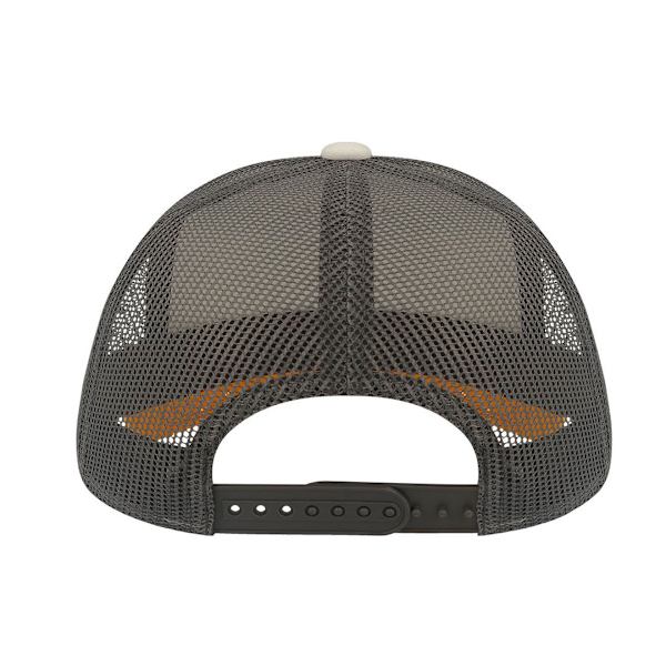 Atlantis Rapper Canvas 5 Panel Trucker Cap One Size Vit/Gul White/Yellow/Dark Grey One Size