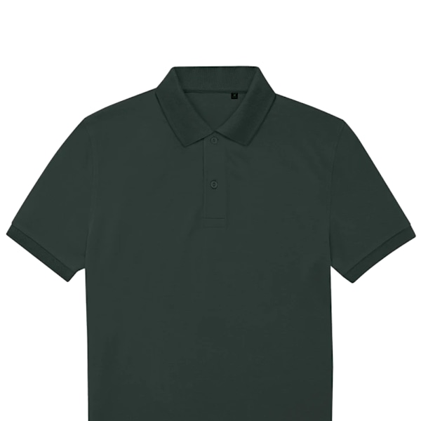 B&C Herr My Eco Polo Shirt S Mörkgrön Dark Forest S