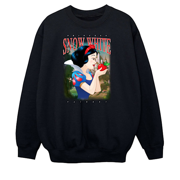 Disney Princess Girls Snow White Montage Sweatshirt 9-11 år Black 9-11 Years