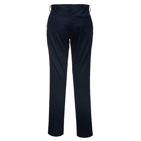 Portwest Stretch Chino Slim Byxor för Kvinnor 34R Mörk Marinblå Dark Navy 34R