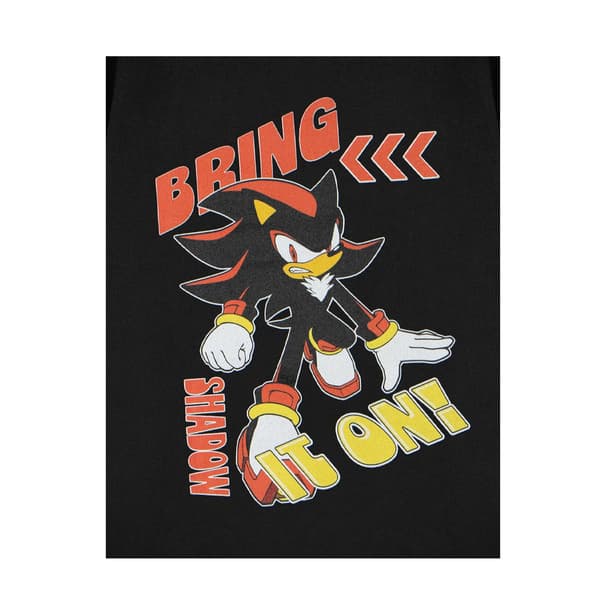 Sonic The Hedgehog Pojkar Bring It On Shadow Tröja 7-8 År Black 7-8 Years