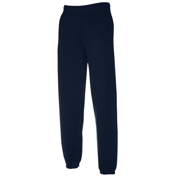 Fruit Of The Loom Herr Premium 70/30 elastiska joggingbyxor / Jo Black M