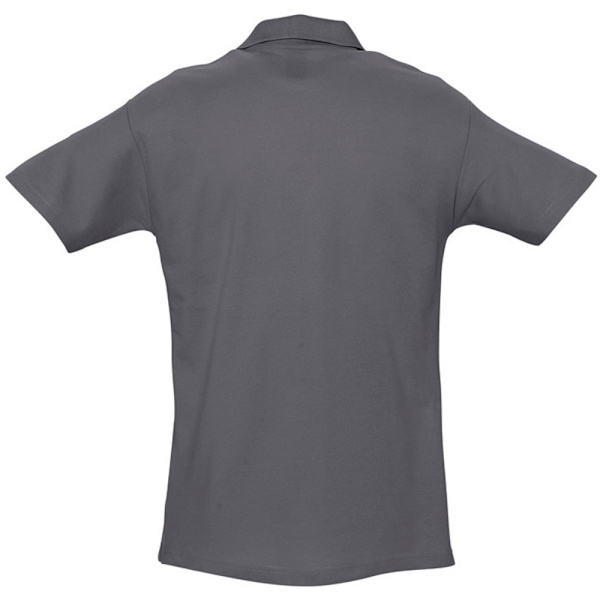 SOLS Herr Spring II Kortärmad Tungvikts Poloskjorta L Mus Mouse Grey L